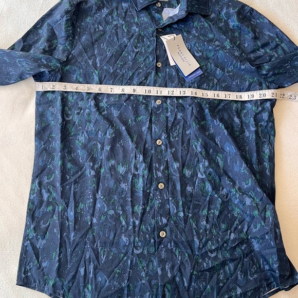 NWT Perry Ellis Motion Performance Shirt M - Picture 5 of 9